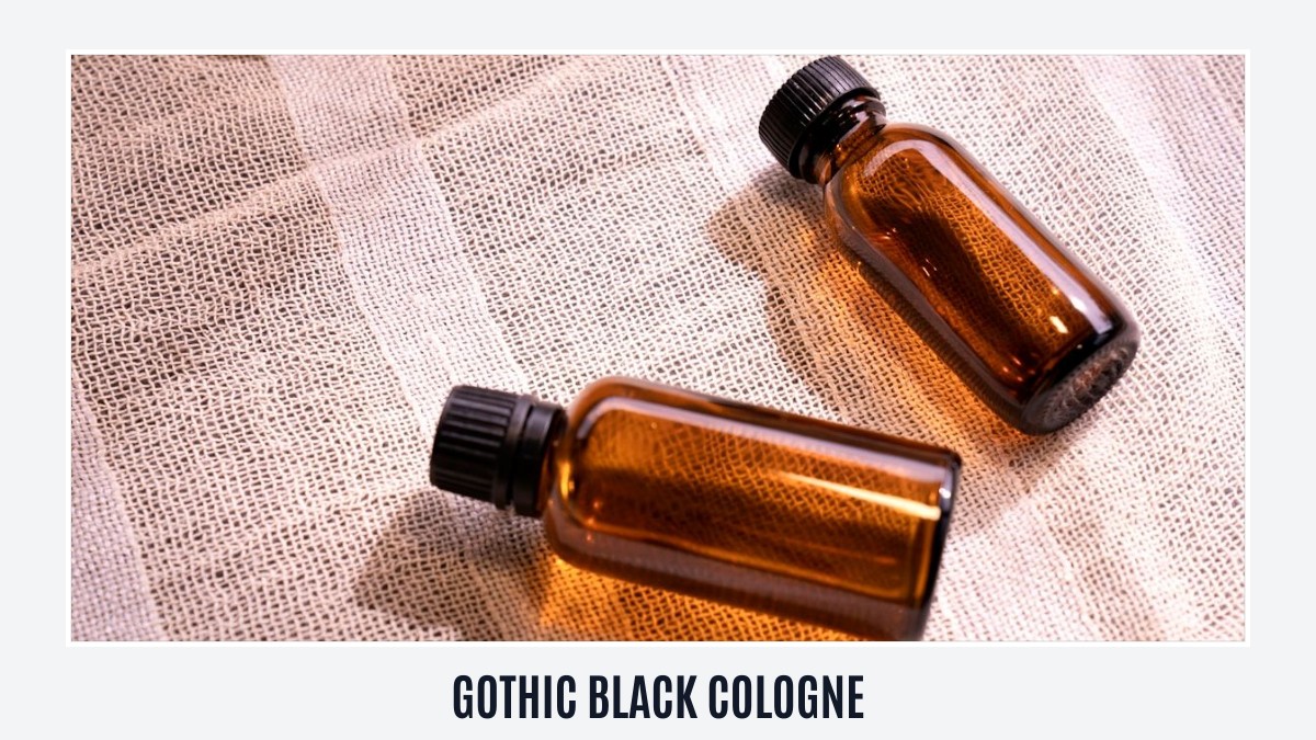 gothic black cologne