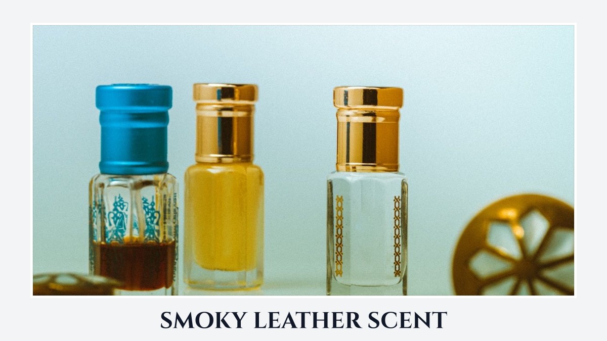 smoky leather scent